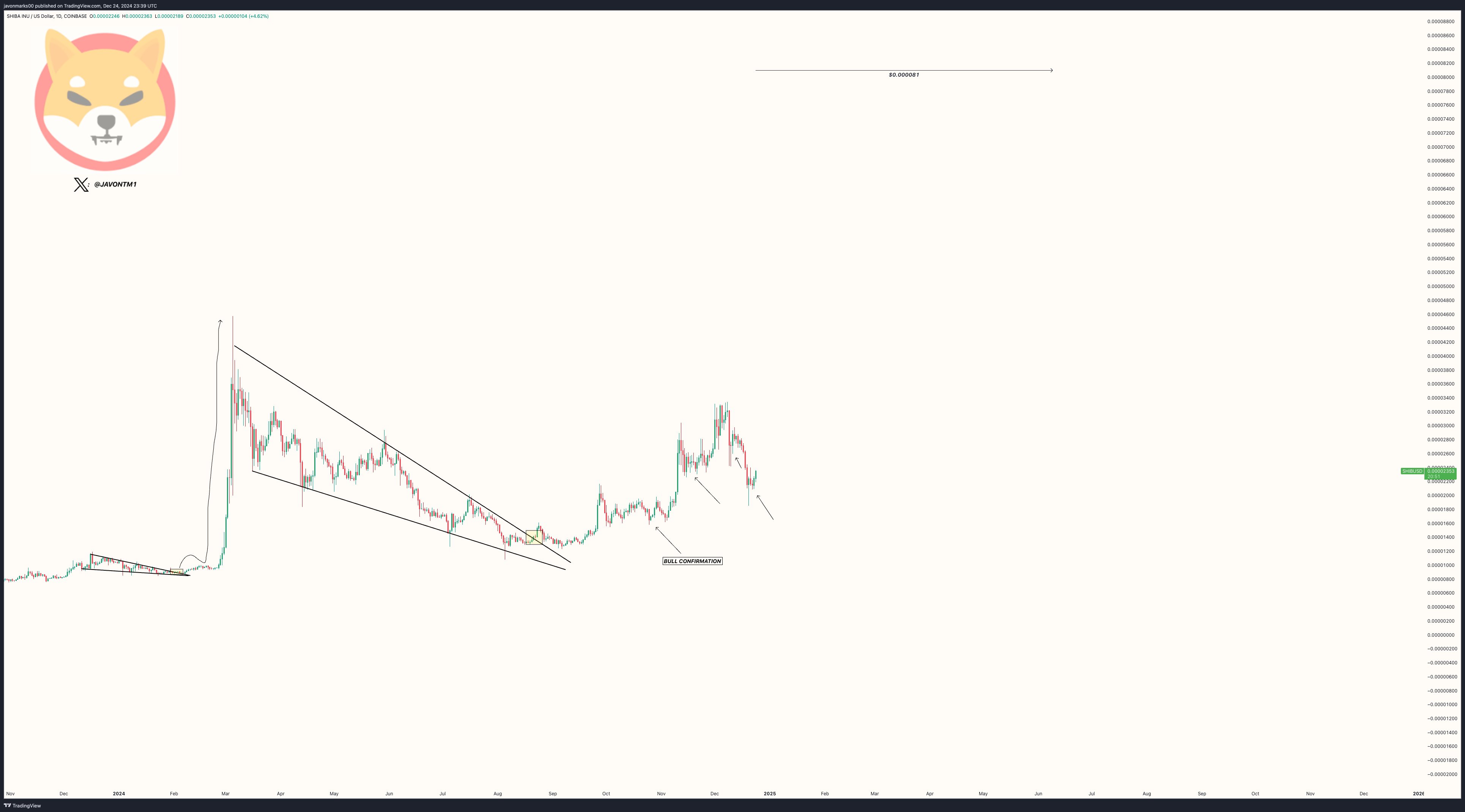 Analyst Says Shiba Inu Path to $0.000081 Will Continue