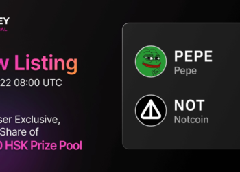 HashKey Global 上線 Pepe 和 Notcoin ，新戶交易瓜分 15,000 HSK獎金池