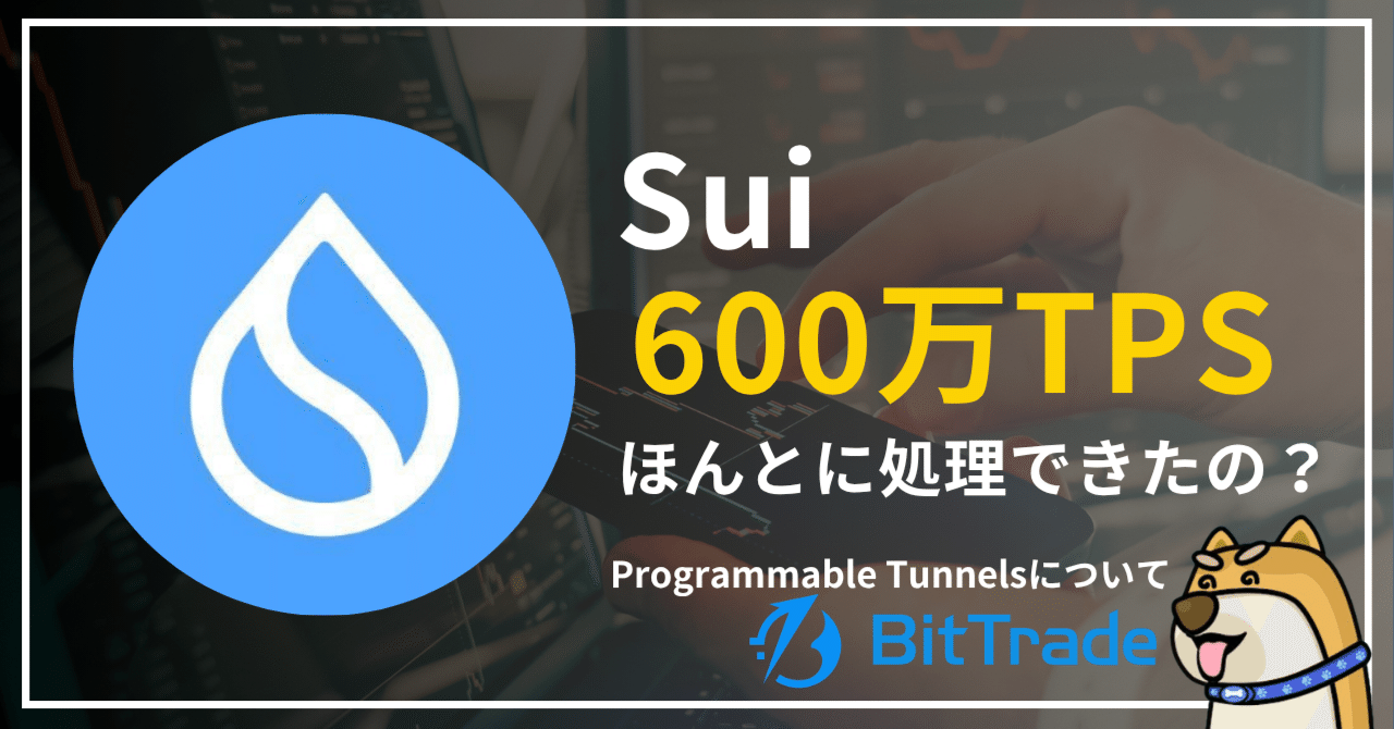 Suiは本当に600万TPSを処理したのか──Programmable Tunnelsと高速L1・ロールアップの違い