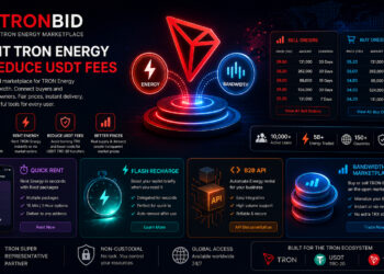租用 TRON 能量並降低 USDT 手續費：TronBid 擴展其雙向交易市場