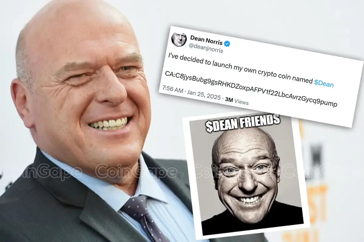 Breaking Bad Star Launches DEAN meme coin: Here’s Everything To Know