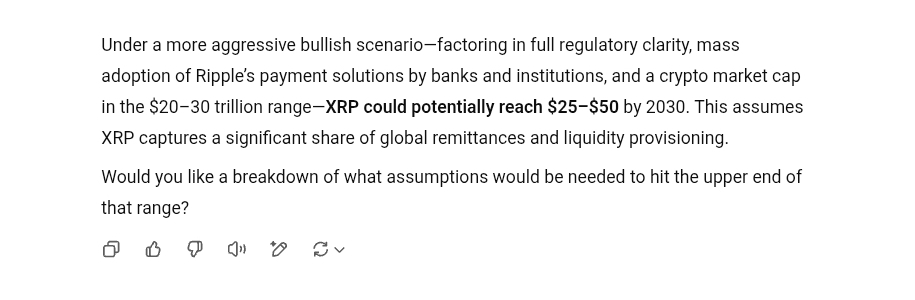 XRP Price Prediction ChatGPT