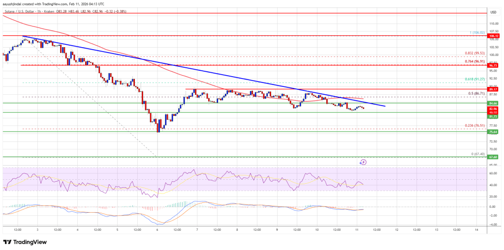 Solana (SOL) Under Pressure As Downtrend Looks Ready To Resume