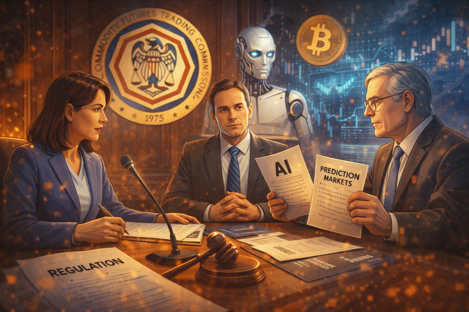 美國CFTC成立創新委員會，將制定AI、加密預測市場監管框架