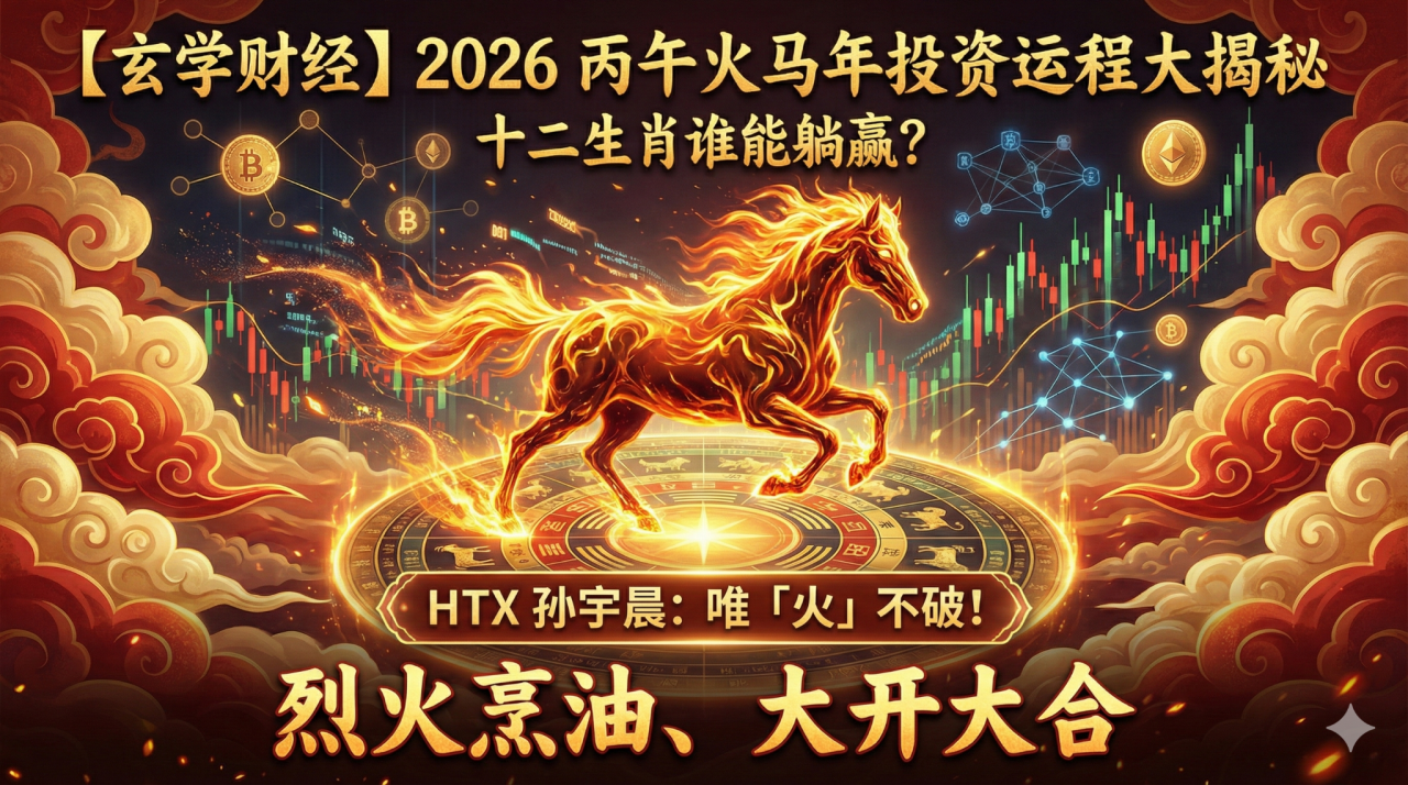 2026 丙午火马年投资运程大揭秘：十二生肖谁能躺赢？ 火币HTX 孙宇晨：唯「火」不破！