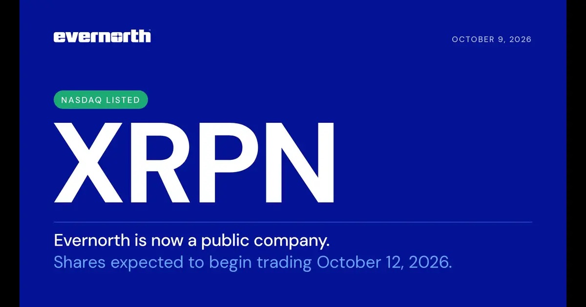 世界最大のXRP保有上場企業エバーノース、12日にナスダック上場へ