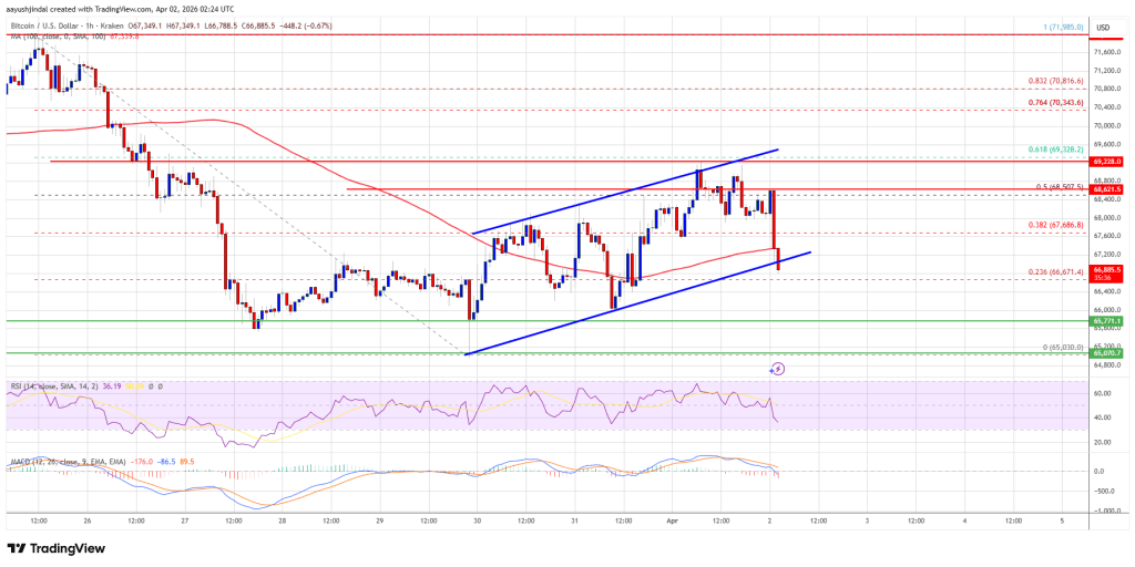 Bitcoin Price Recovery Slips, Sellers Tighten Grip on Market