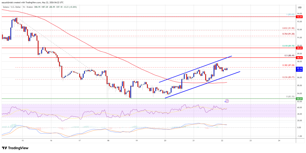 Solana (SOL) Rebound Faces Major Test Near Key Resistance Zone