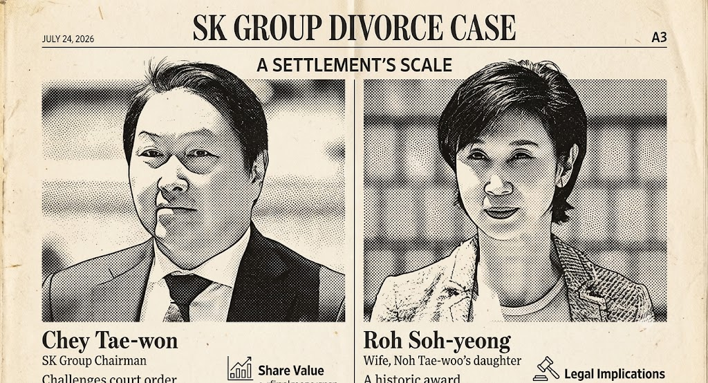 SK会长崔泰源被判赔前妻9440亿韩元，韩国史上最贵离婚案尘埃落定