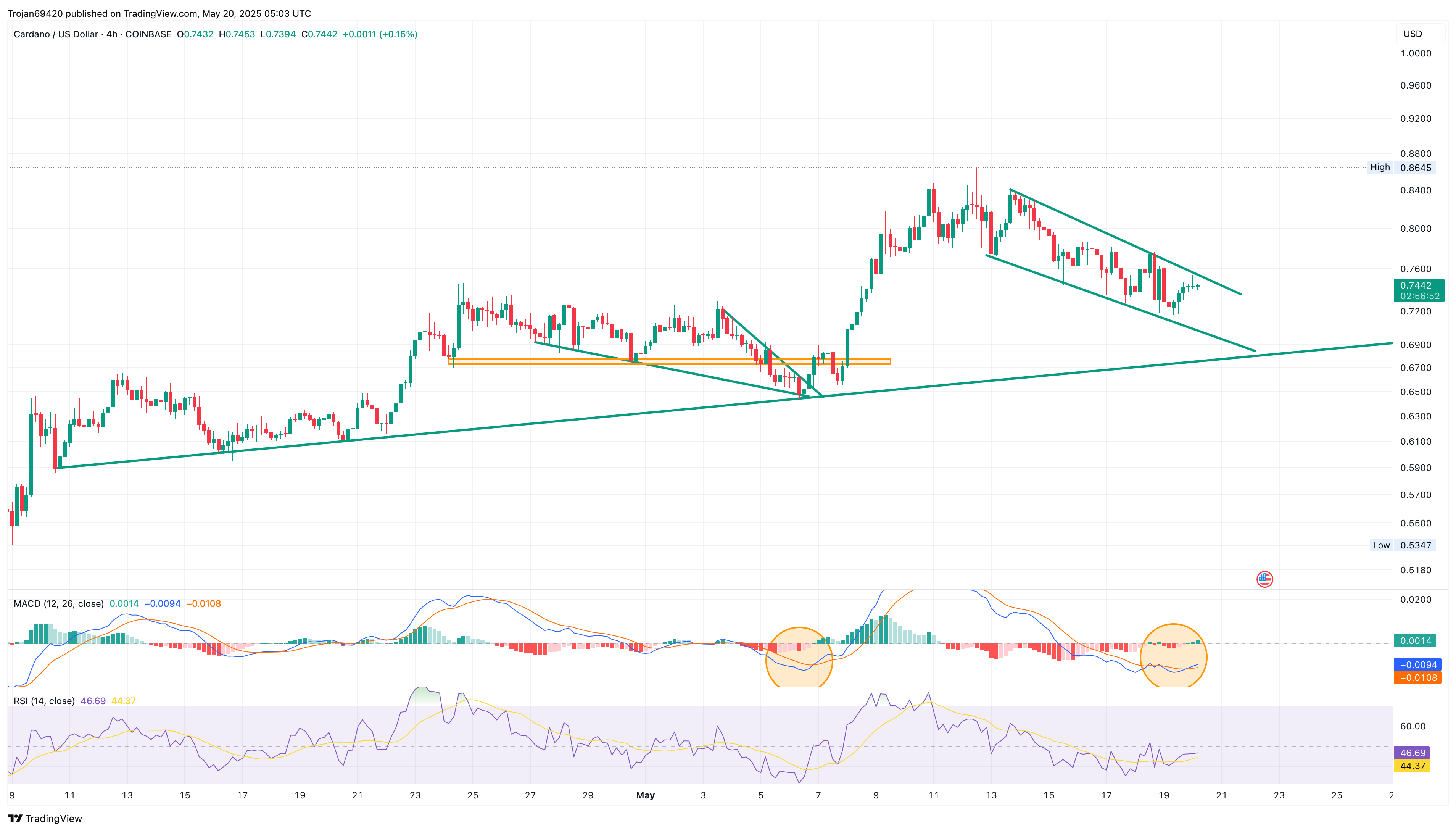 Cardano Eyes $0.82 Amid Massive Exchange Outflows and Channel Breakout