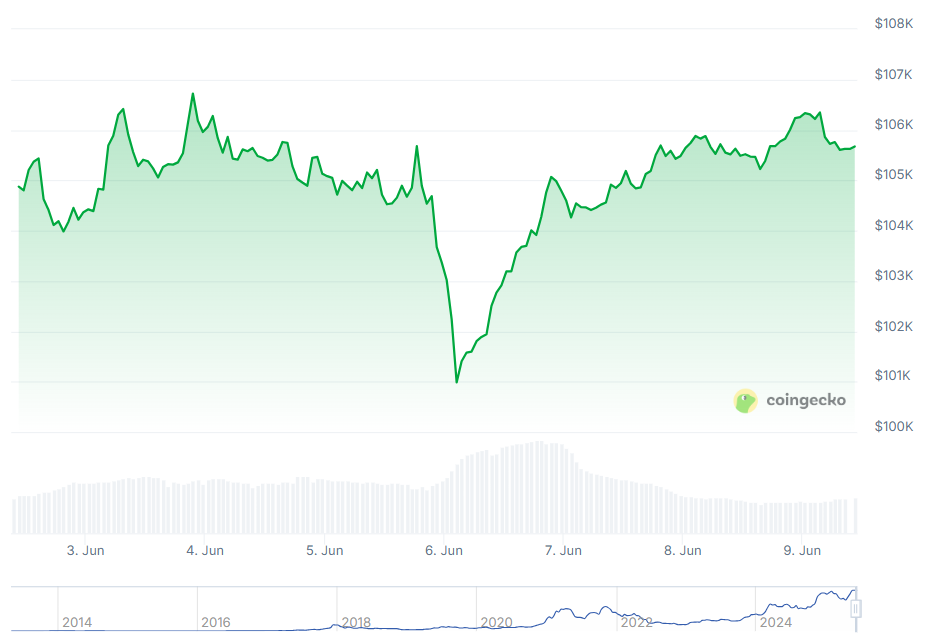 Bitcoin's Moves Show Strong Hold at $100,000
