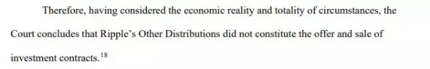 XRP短暂胜诉，判决书透露了哪些重要信息？