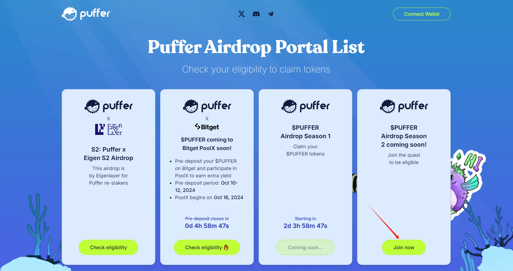 下个“大毛”？Puffer Finance即将进行代币空投