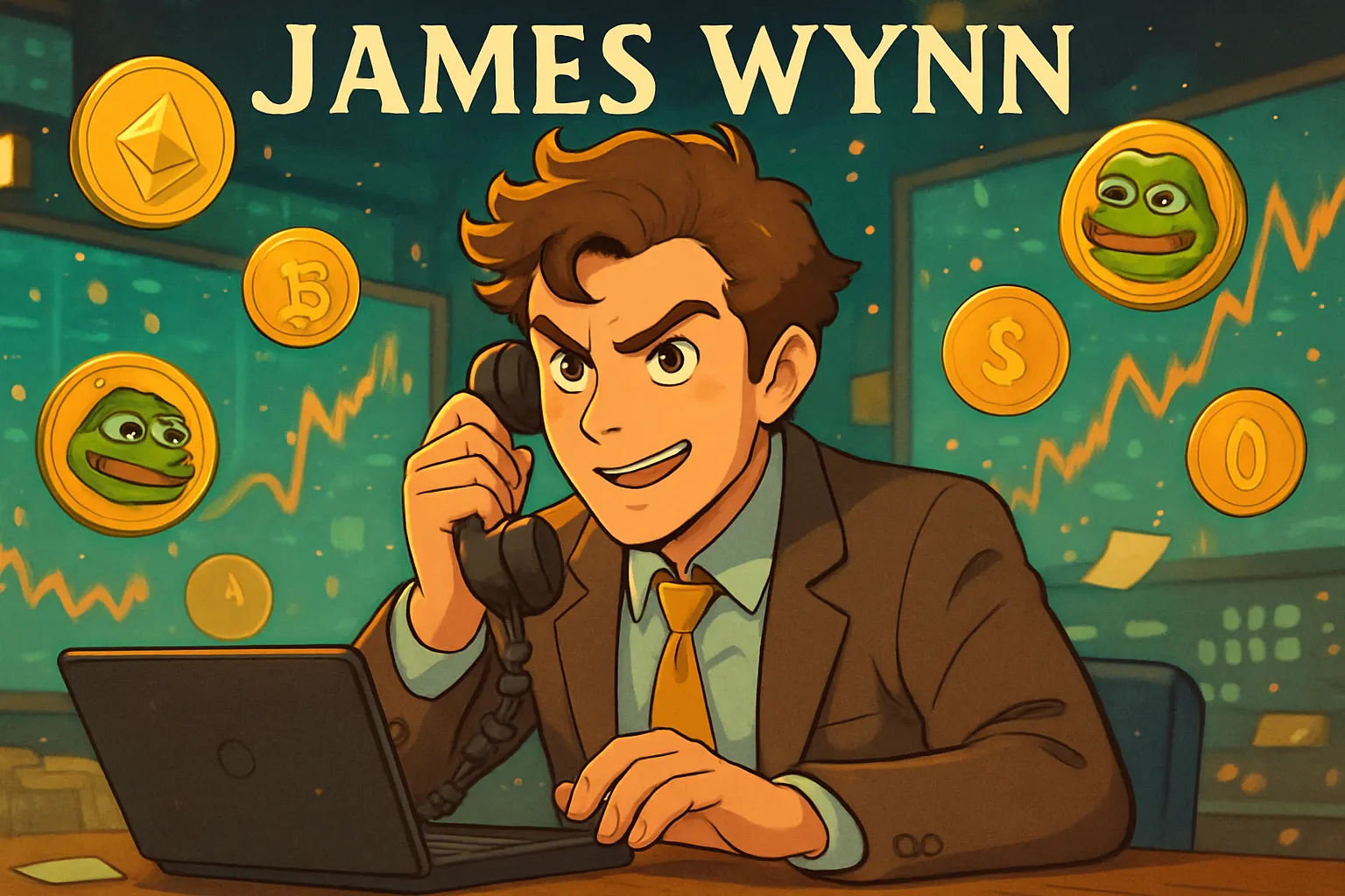 迷因幣傳奇James Wynn平倉PEPE再賺2500萬鎂！單幣累計獲利衝破5000萬