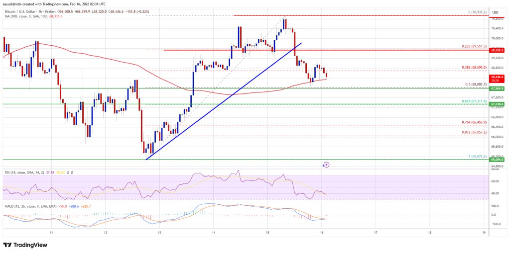 Bitcoin Price Faces Another Rejection As Upside Momentum Fades