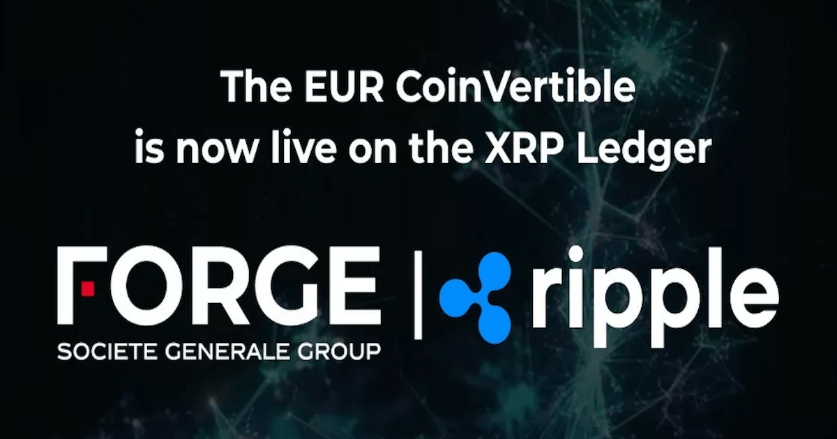 仏大手銀ソシエテ、XRPLでユーロステーブルコインをローンチ