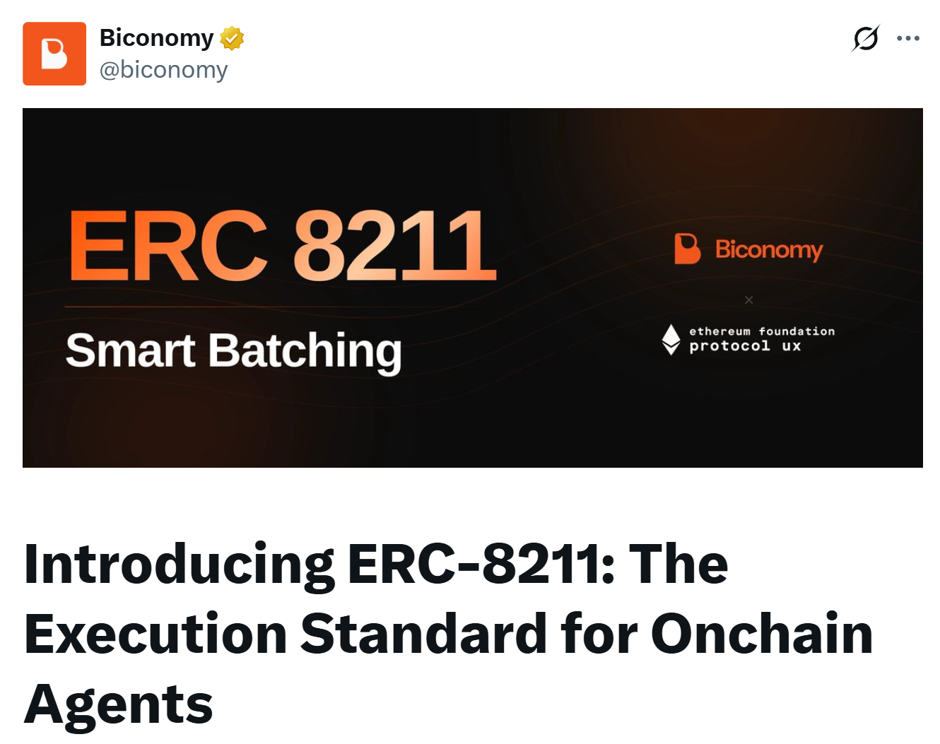 当钱包开始嵌入 AI Agent：ERC-8211 的新交互范式，为什么值得关注？