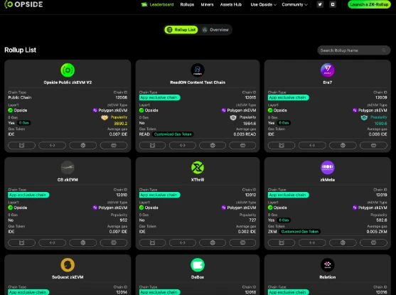 Opside ZK-Rollup LaunchBase重磅更新：支持ETH/BSC/Polygon测试网等多个L1选项