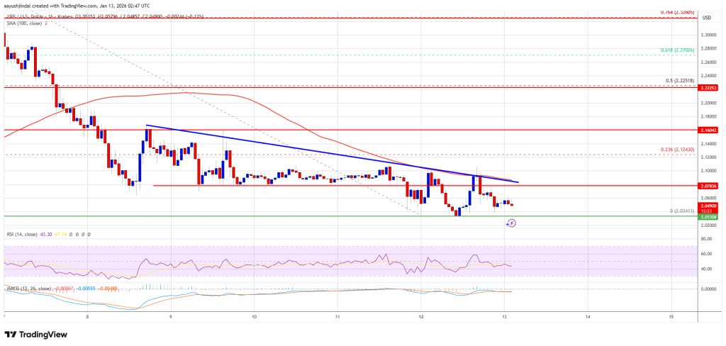 XRP Price Weakness Deepens, Opening the Door to a Sharper Drop