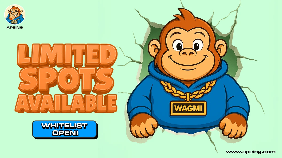 Ethereum Drops 8% After $1.4B ETF Sell-Off While $APEING Whitelist Seen as Best 100x Crypto as BNB and LTC Surge