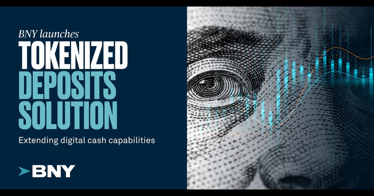 米BNYメロン、トークン化預金サービス開始　リップルやカントンが参画