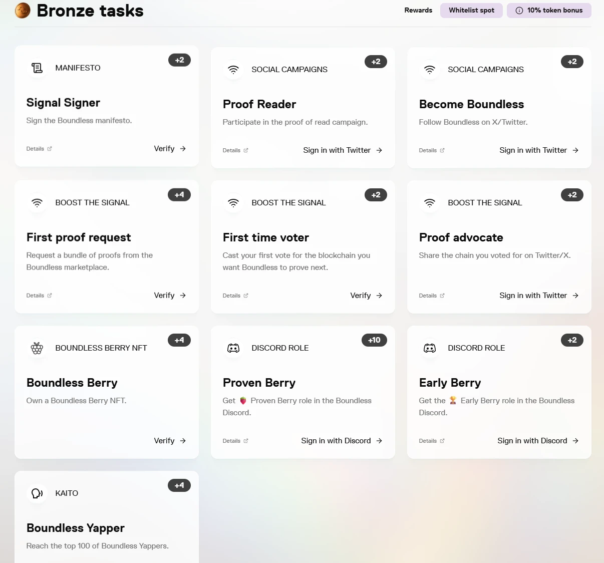 本周精选交互项目：Boundless银牌任务更新；Rayls测试网候补名单；Yellow Network赚积分