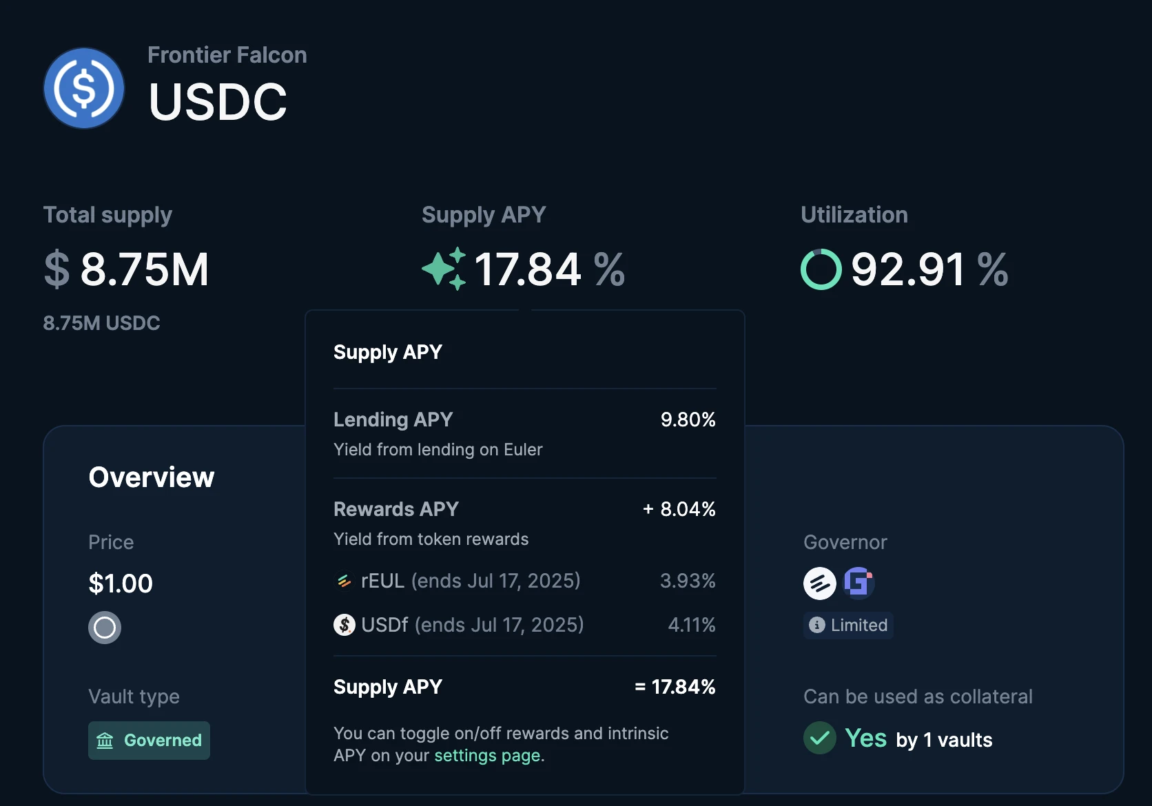 懒人理财攻略｜USDC存款即吃17%+收益；SyrupUSDC限额激励池别错过（6月24日）