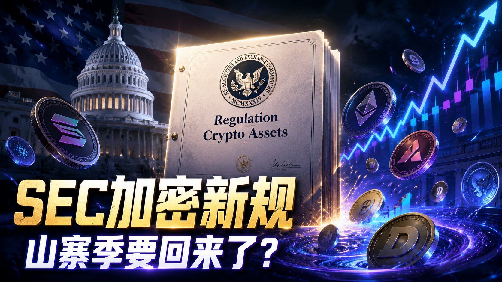 SEC加密监管新规解读：500万以下发币融资无需注册，山寨季要回来了？