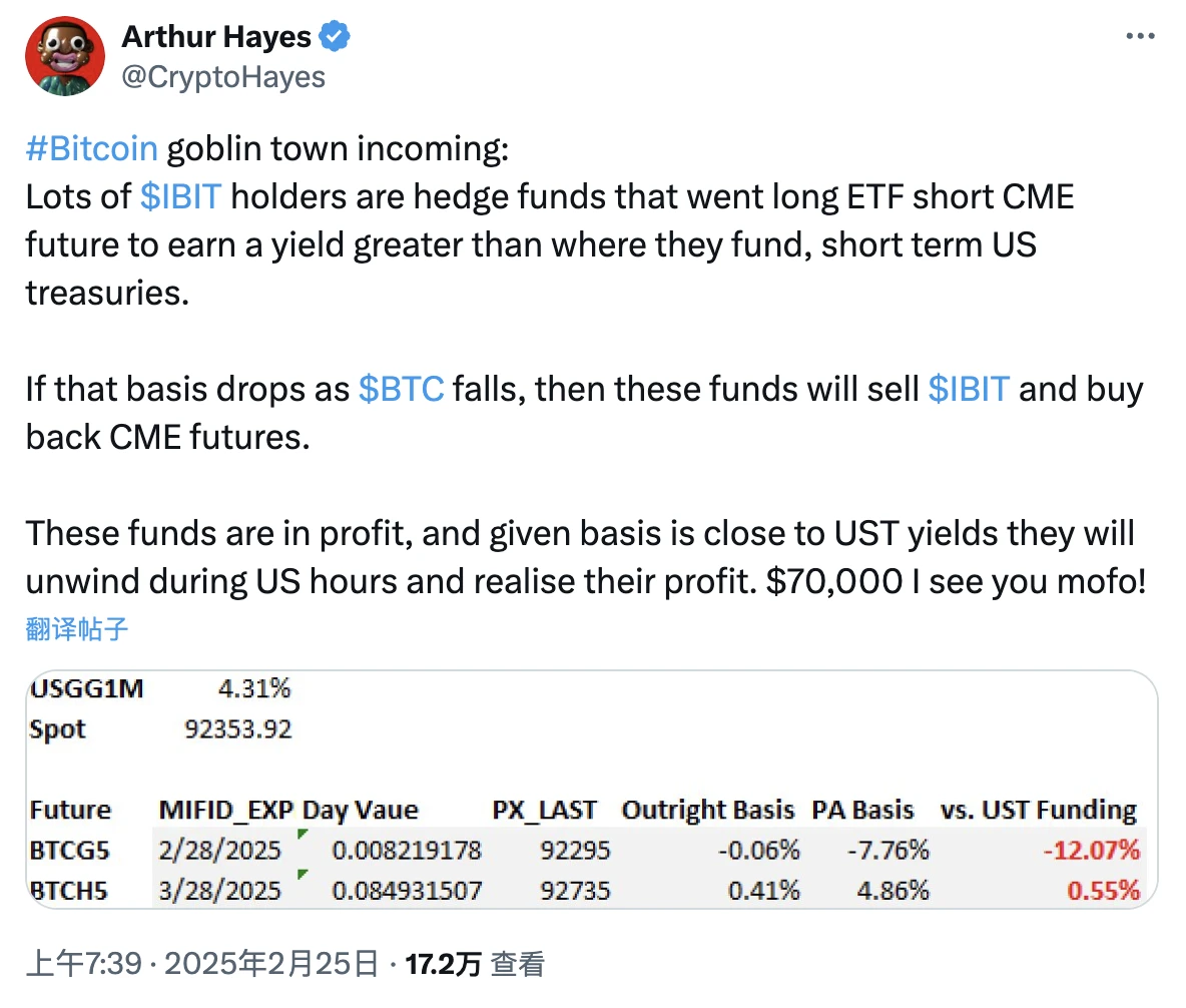 市场加速下跌，BTC真要奔70000去了？