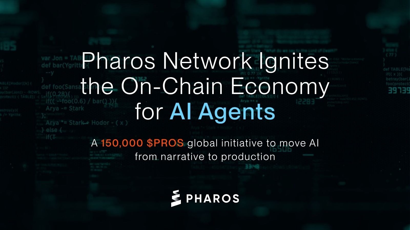 Pharos启动AI Agent嘉年华，推出15万PROS奖池激励Agent向生产级应用转型
