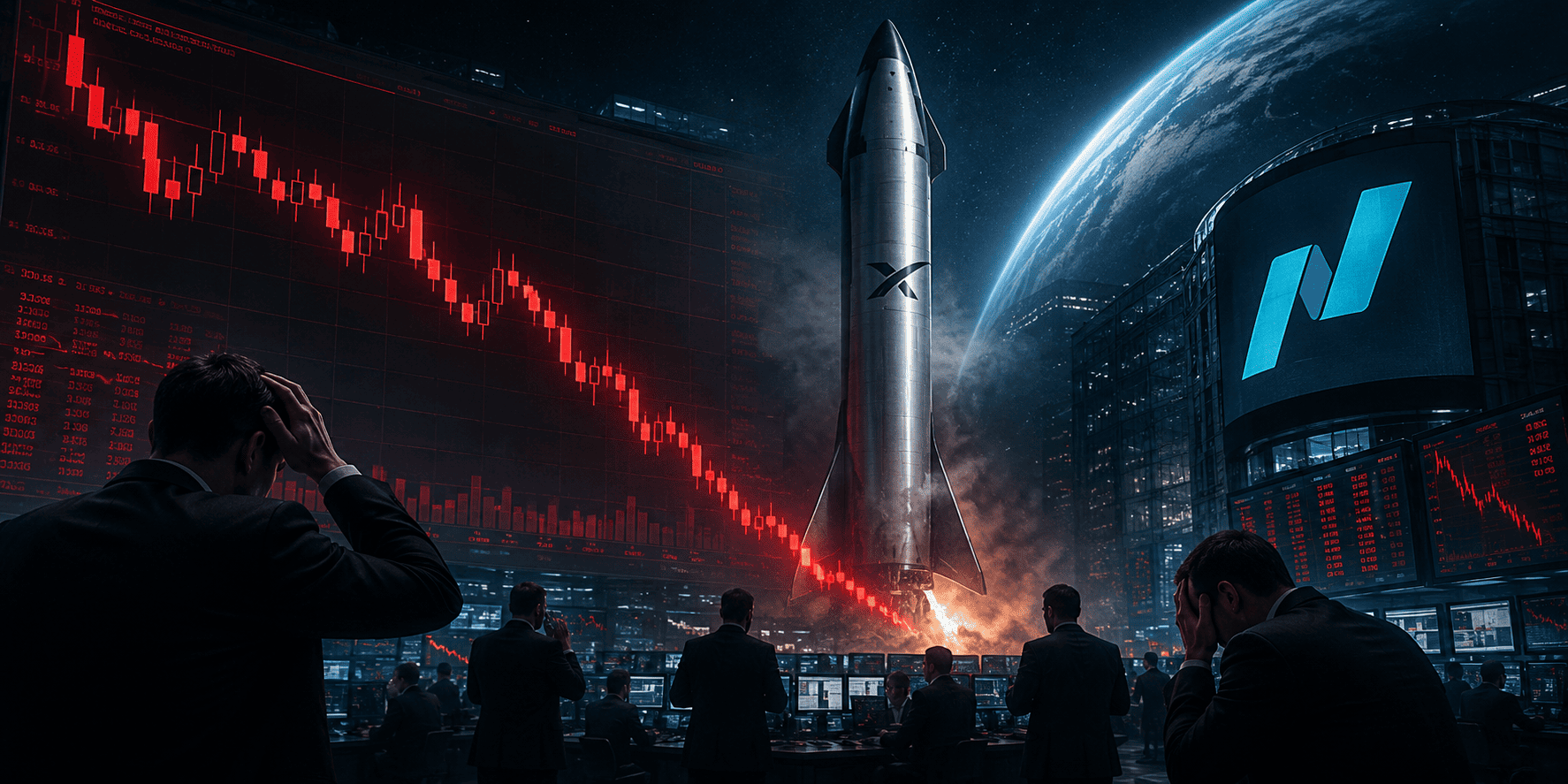 SpaceX 創掛牌以來最低價「下殺 $145」，入那斯達克 100 指數不漲反跌