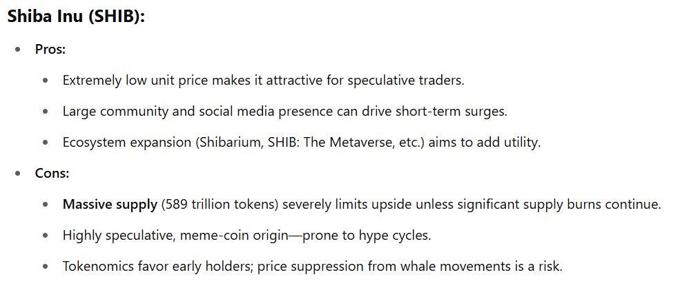 $10,000 in Shiba Inu or XRP for Five Years? ChatGPT and Google Gemini Share Their Picks