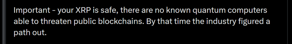 XRP Faces No Immediate Quantum Threat As Only 0.03% Supply Seen At Risk: Analyst