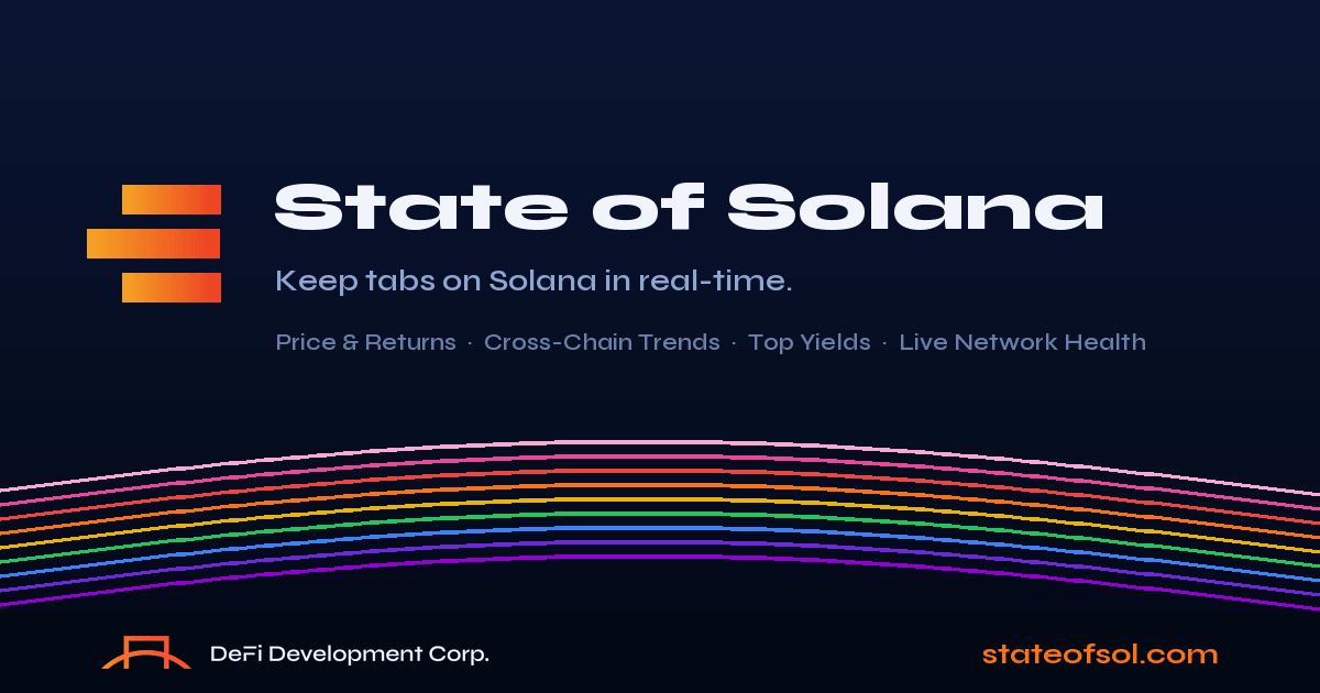 DeFiデベロップメント、ソラナのデータプラットフォーム「State of Solana」をローンチ