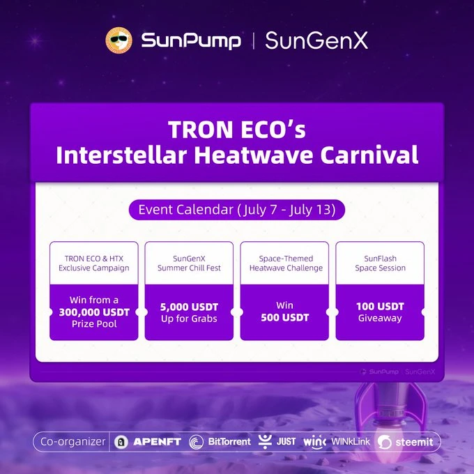波场TRON ECO联合HTX发起“火星登天计划”：超30万USDT空投盛宴点燃生态热浪，解锁生态与CEX协作新范式