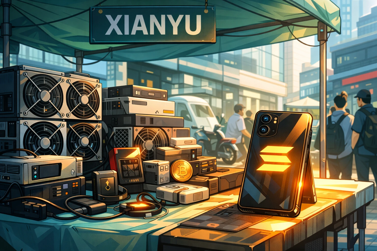 中國加密現況》幣圈周邊、Solana手機、樂透礦機，都在閒魚上明著掛賣