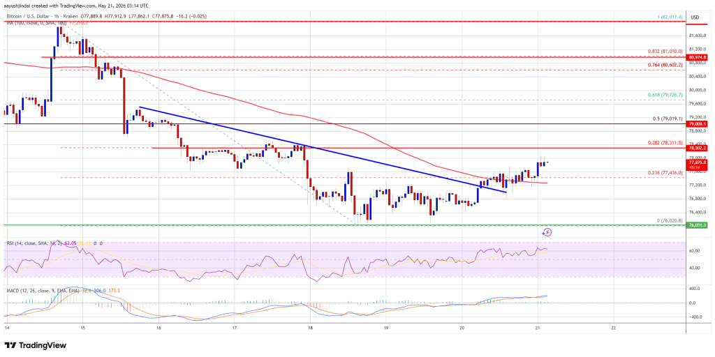 Bitcoin Price Bounce Weakens, Downside Risks Begin Rising Again