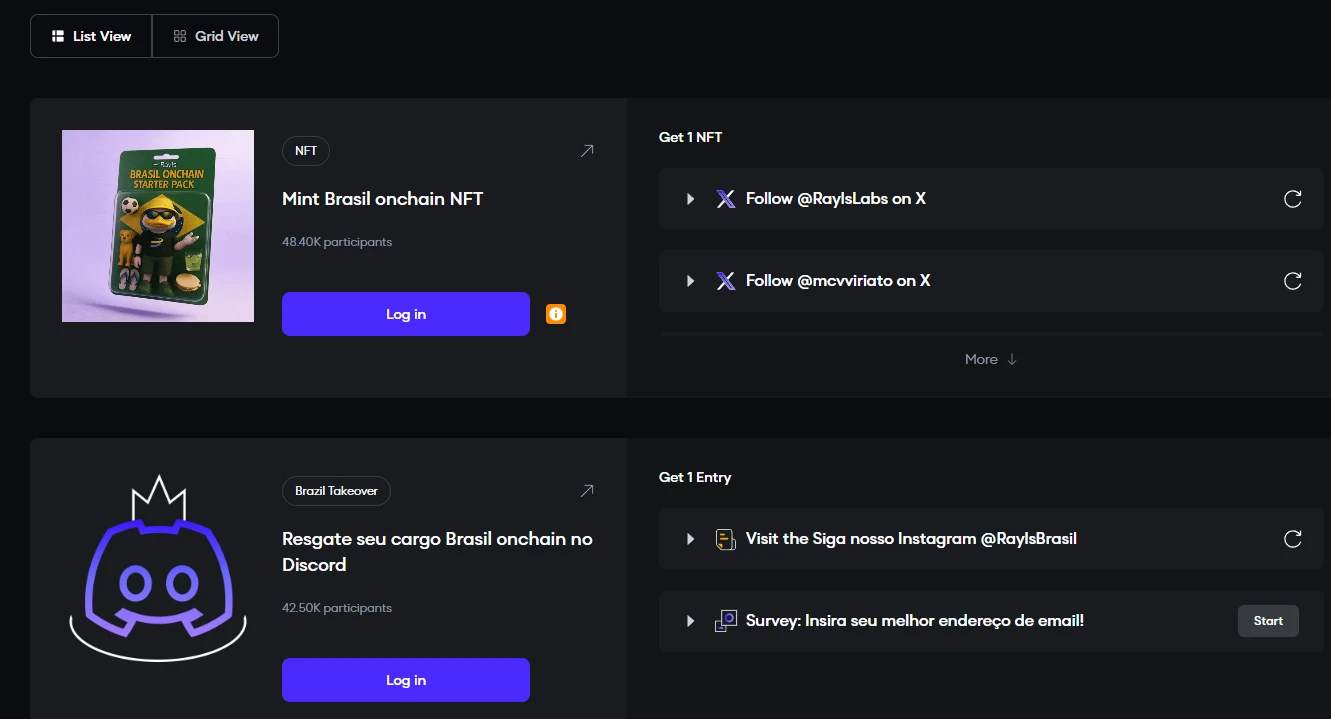 本周精选交互项目：Boundless银牌任务更新；Rayls测试网候补名单；Yellow Network赚积分