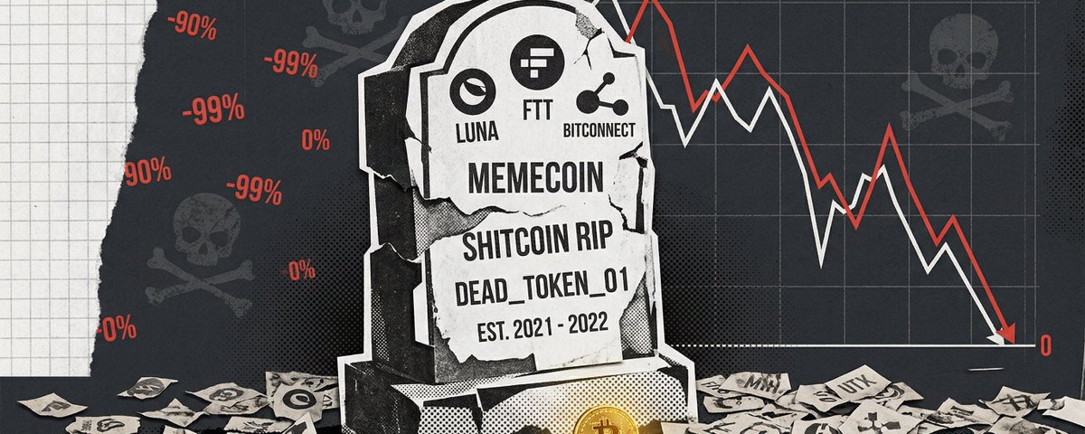 代币坟场:99.99%的加密代币终将归零