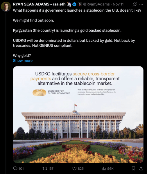 Kyrgyzstan’s Gold-Backed Stablecoin Could Be Shining New Light on Best Wallet Token