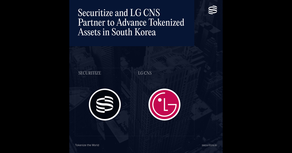 セキュリタイズ、韓国株トークン化を検討｜LG CNSと覚書