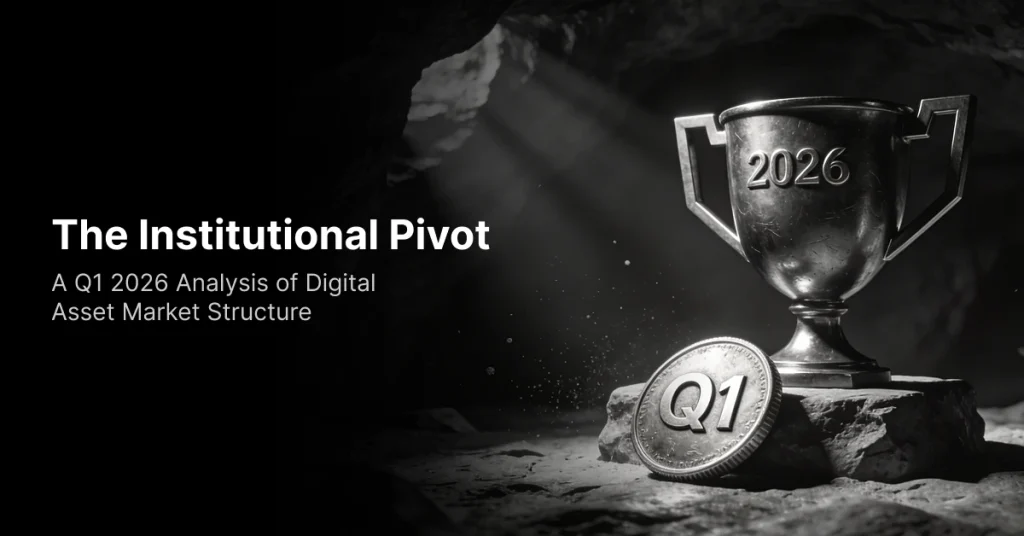 The Institutional Pivot: A Q1 2026 Analysis of Digital Asset Market Structure