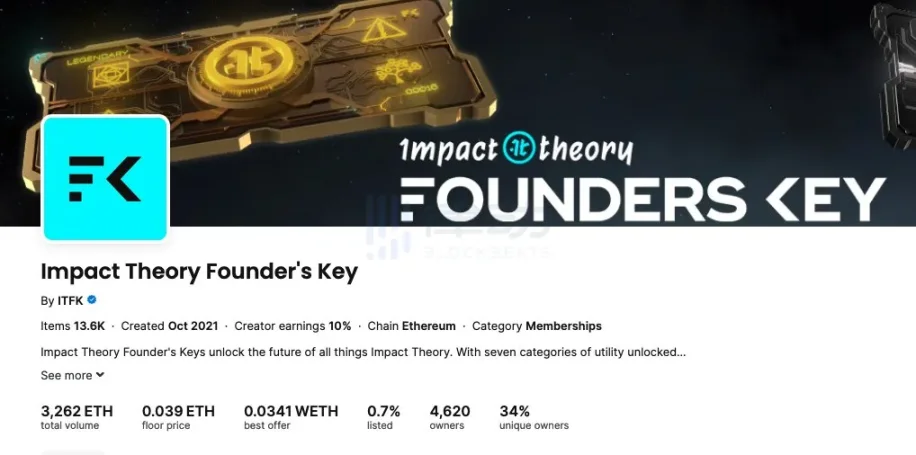 「Founder's Keys」遭受「未注册证券」指控，SEC开始对NFT下手了