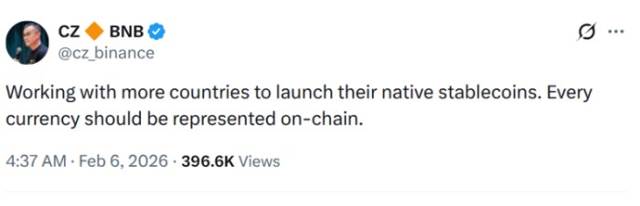 CZ Backs National Currency Stablecoins as Creators Face a New Reality with $SUBBD