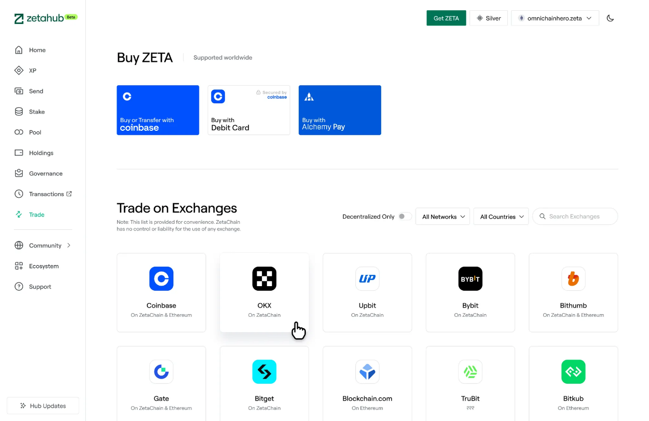 法币直达通用链 ：Coinbase Onramp正式上线ZetaChain生态