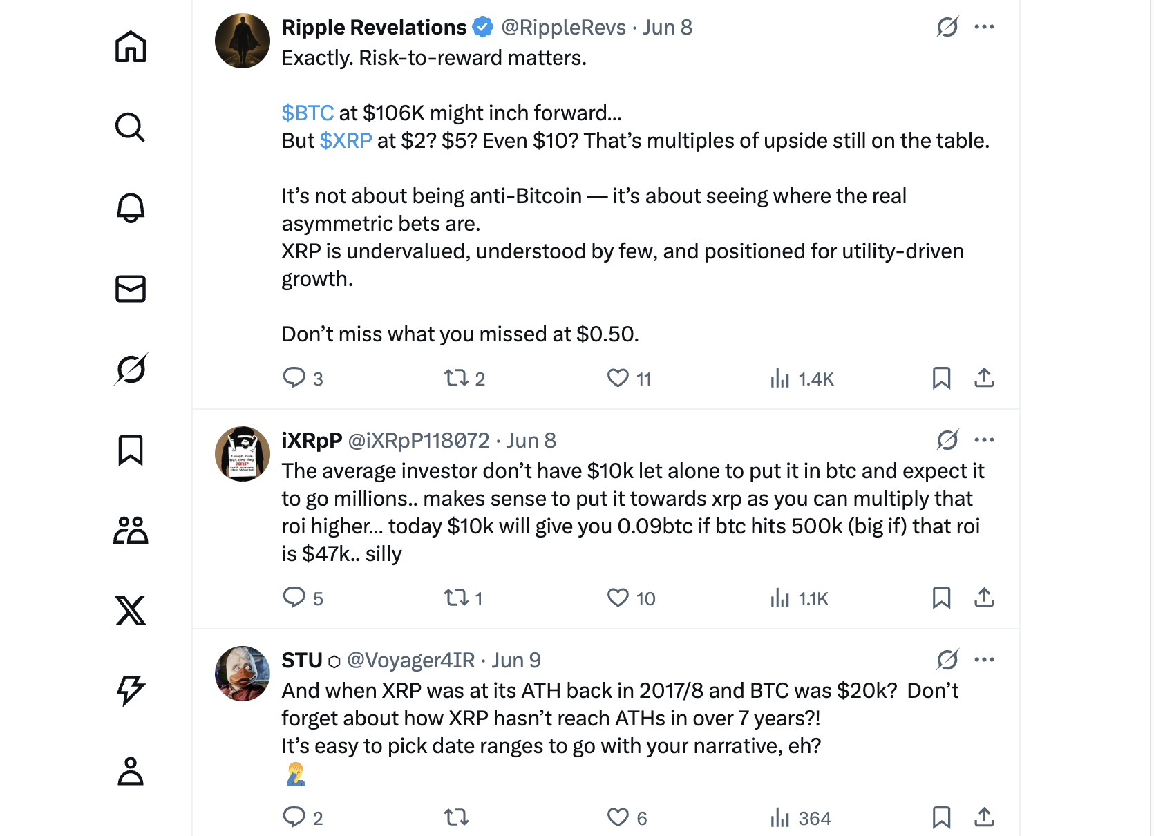 Expert Says You’d Have to Be Insane to Think Bitcoin is a Better Investment Than XRP