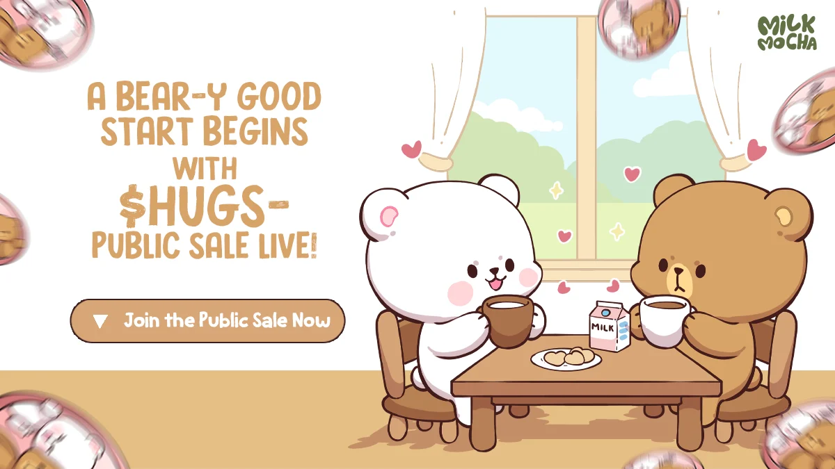 60% APY + NFTs + Emotion: How Milk Mocha’s $HUGS Is Leading 2025’s Meme Coin Market