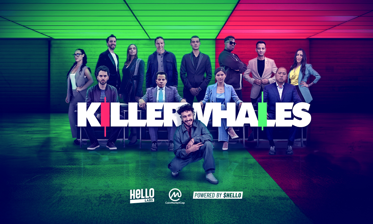 CoinMarketCap, Hello Labs Releasing Season 2 of Killer Whales to 600M Screens