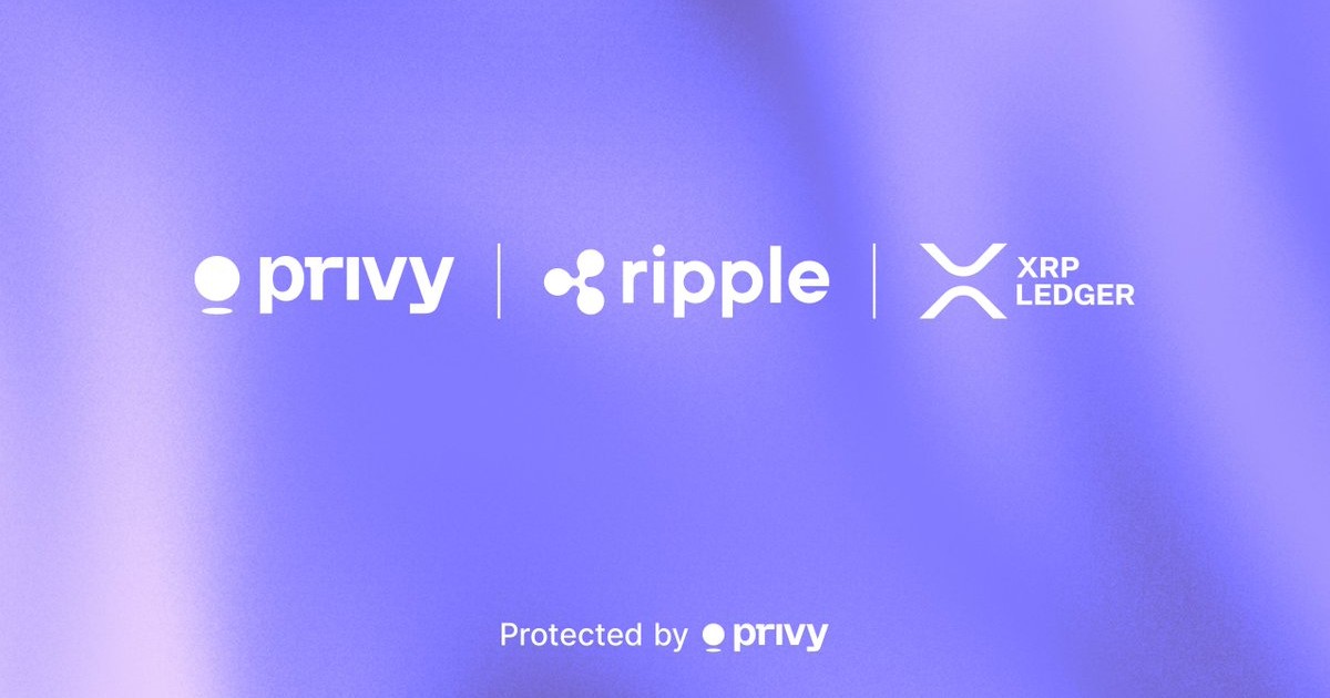 リップルとストライプ傘下Privyが提携、XRPレジャーの決済・AI向けウォレット基盤を開発者に提供