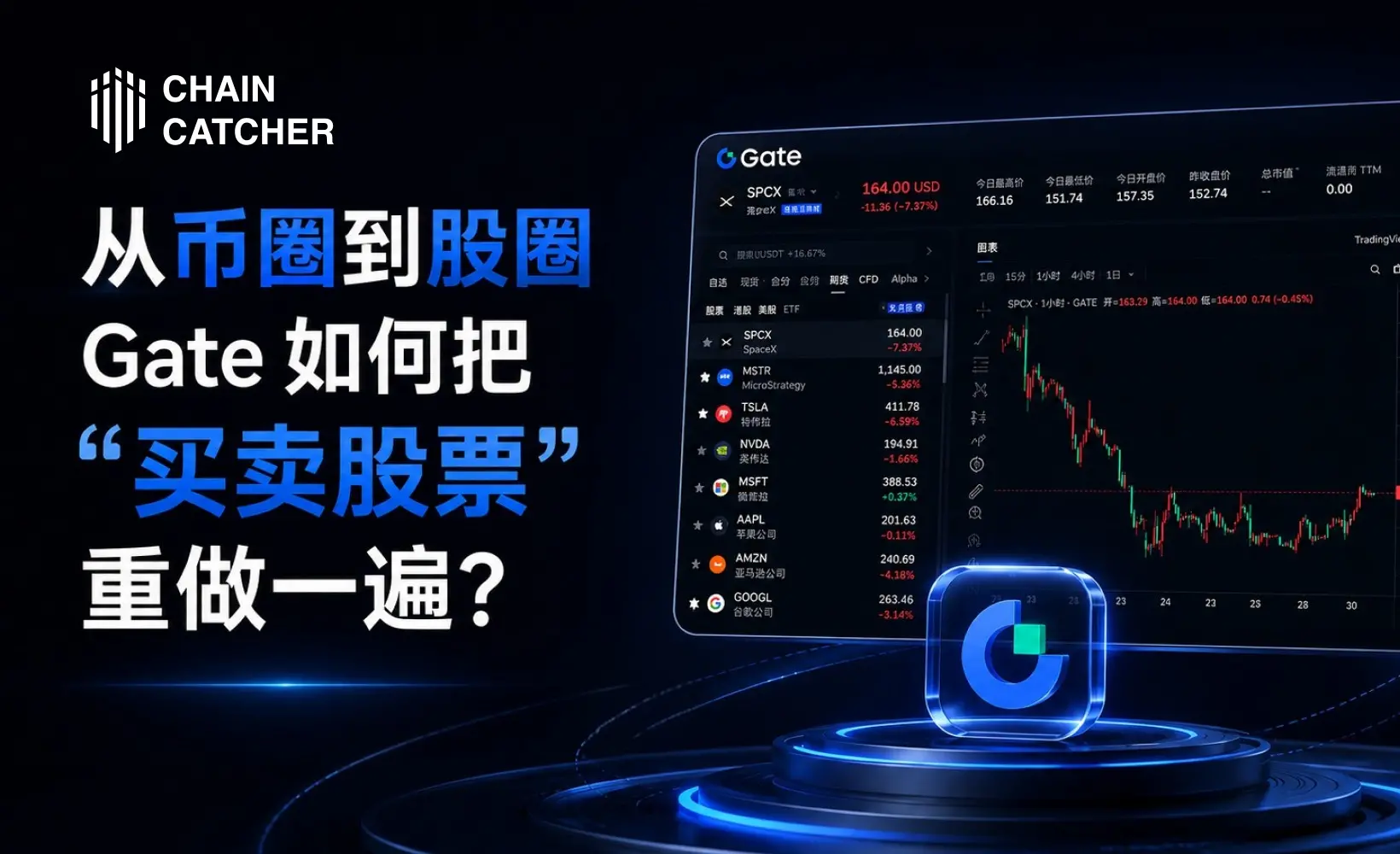 从币圈到股圈，Gate 如何把“买卖股票”重做一遍？